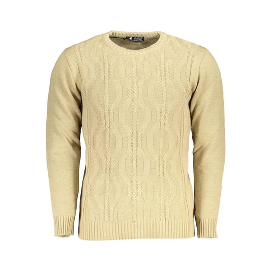 U.S. Grand Polo Beige Fabric Sweater U.S. Grand Polo