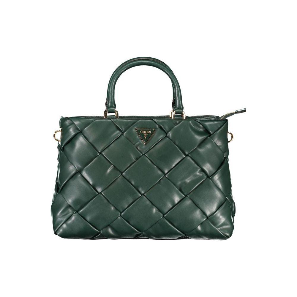 Guess Jeans Green Polyethylene Handbag Guess Jeans