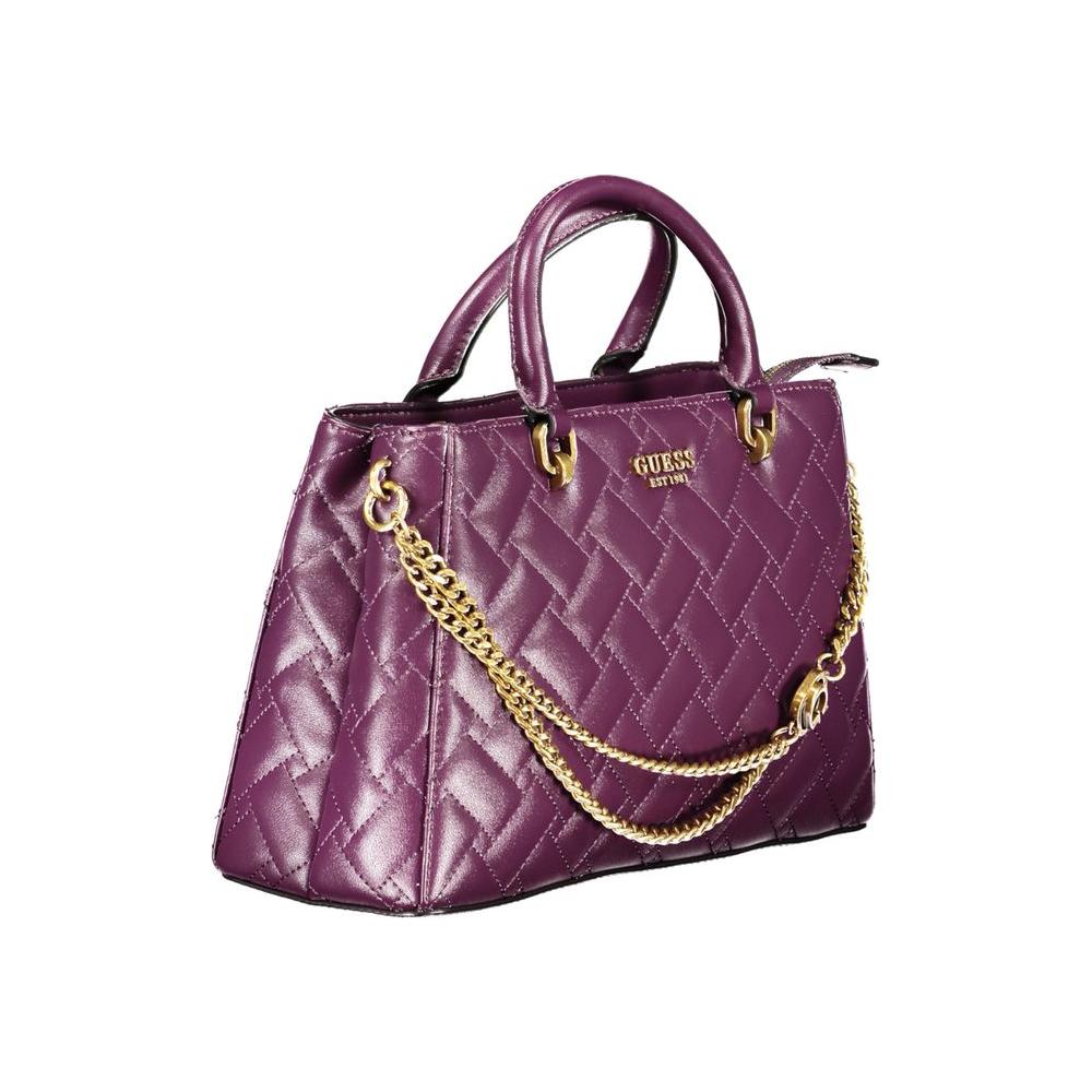 Guess Jeans Purple Polyethylene Handbag Guess Jeans