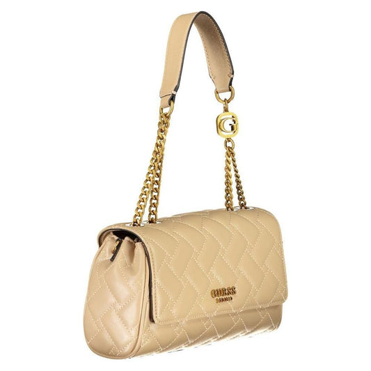 Guess Jeans Beige Polyethylene Handbag Guess Jeans