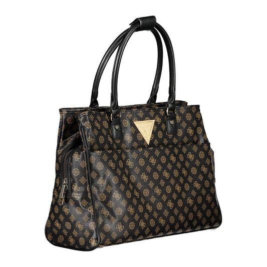 Guess Jeans Brown Polyethylene Handbag Guess Jeans