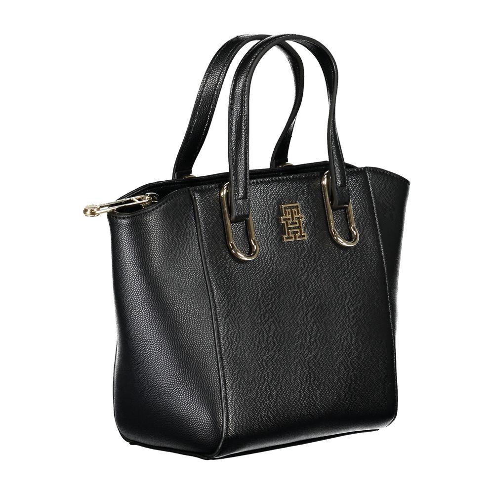 Tommy Hilfiger Black Polyethylene Handbag Tommy Hilfiger