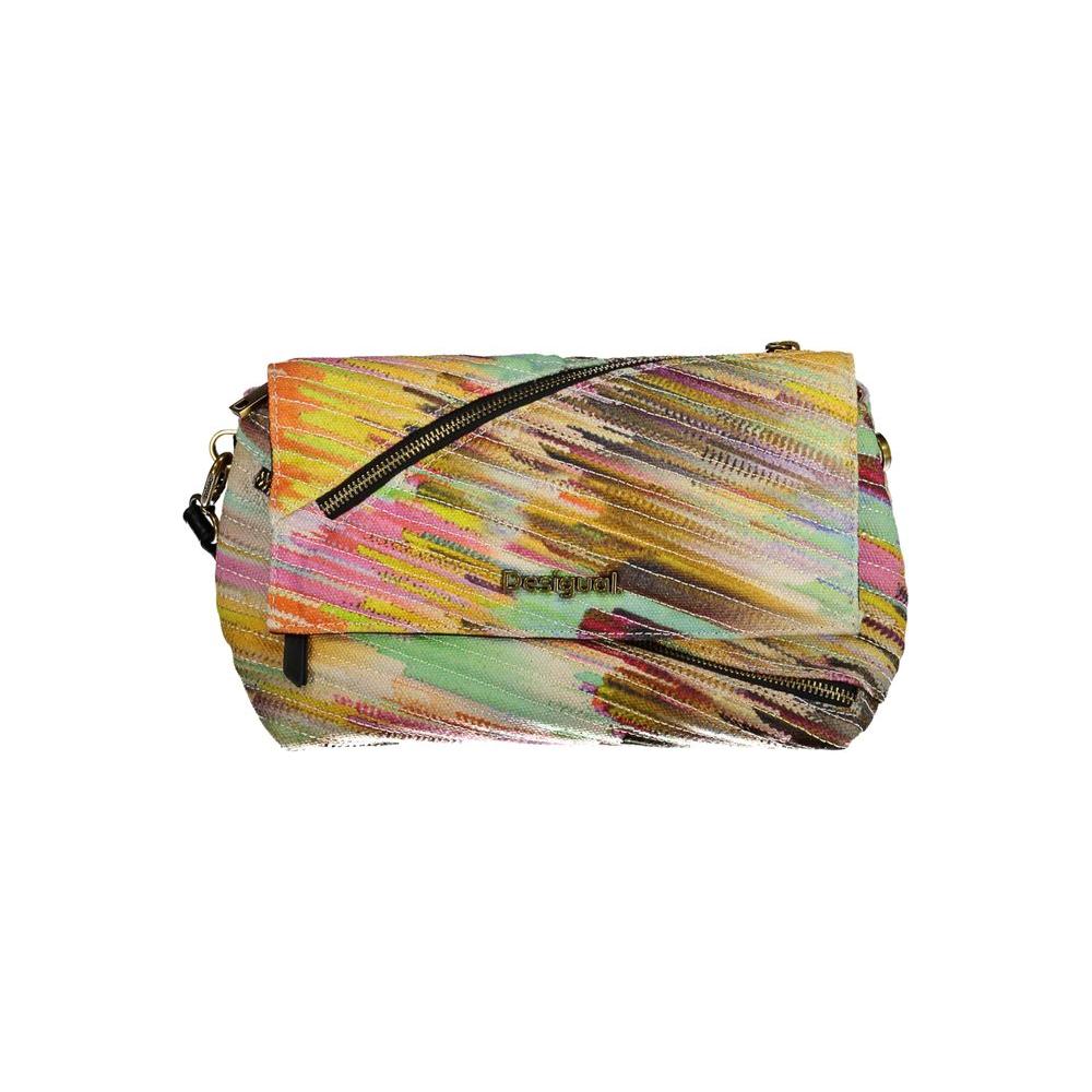 Desigual Yellow Polyester Handbag Desigual