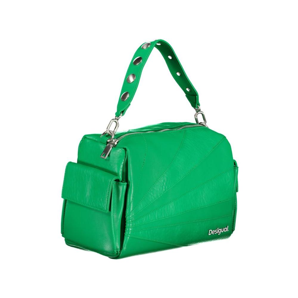 Desigual Green Polyethylene Handbag Desigual