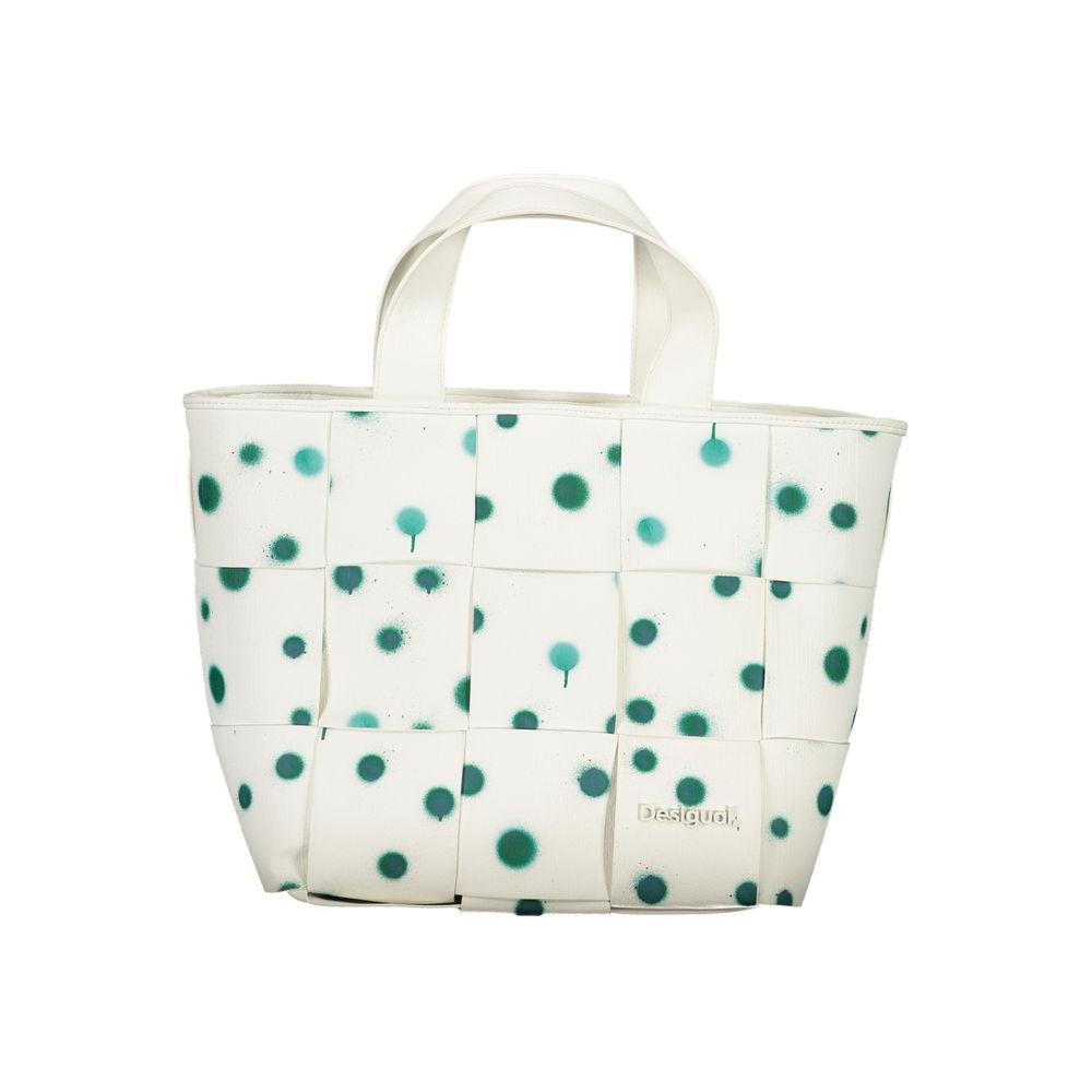 Desigual White Polyethylene Handbag Desigual