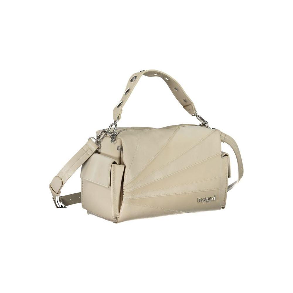 Desigual Beige Polyethylene Handbag Desigual