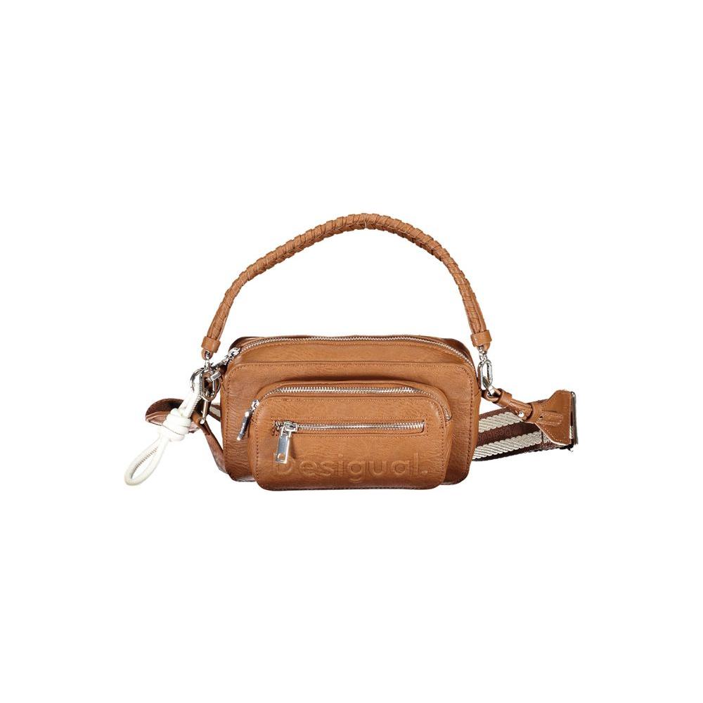 Desigual Brown Polyethylene Handbag Desigual