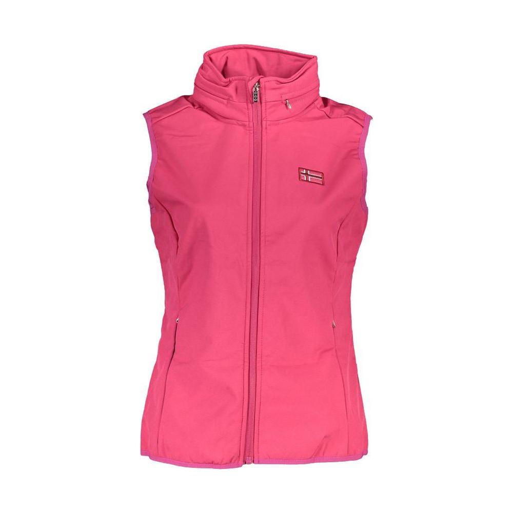 Scuola Nautica Pink Polyester Jackets & Coat Scuola Nautica