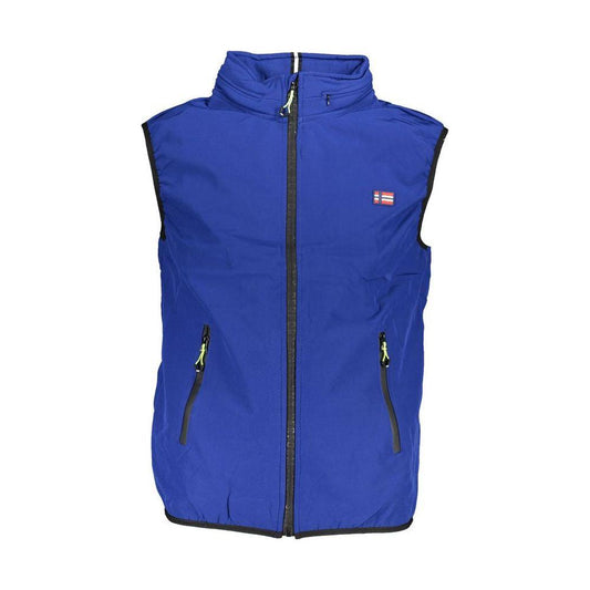 Scuola Nautica Blue Polyester Jacket Scuola Nautica