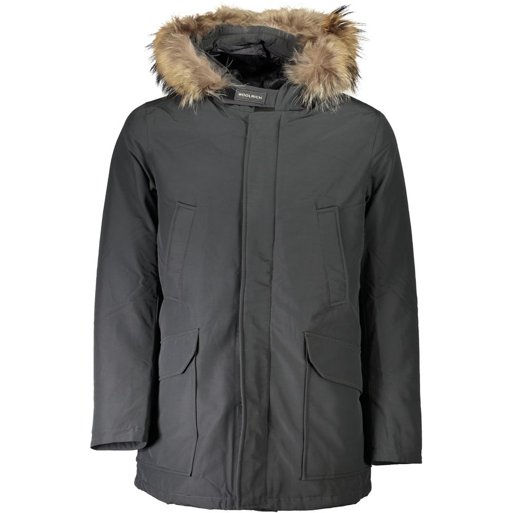 Woolrich Gray Cotton Jacket Woolrich