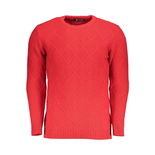 U.S. Grand Polo Red Fabric Sweater U.S. Grand Polo