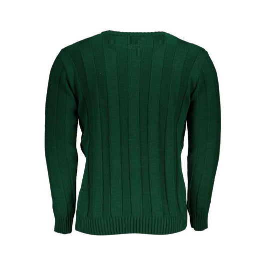 U.S. Grand Polo Green Fabric Sweater U.S. Grand Polo