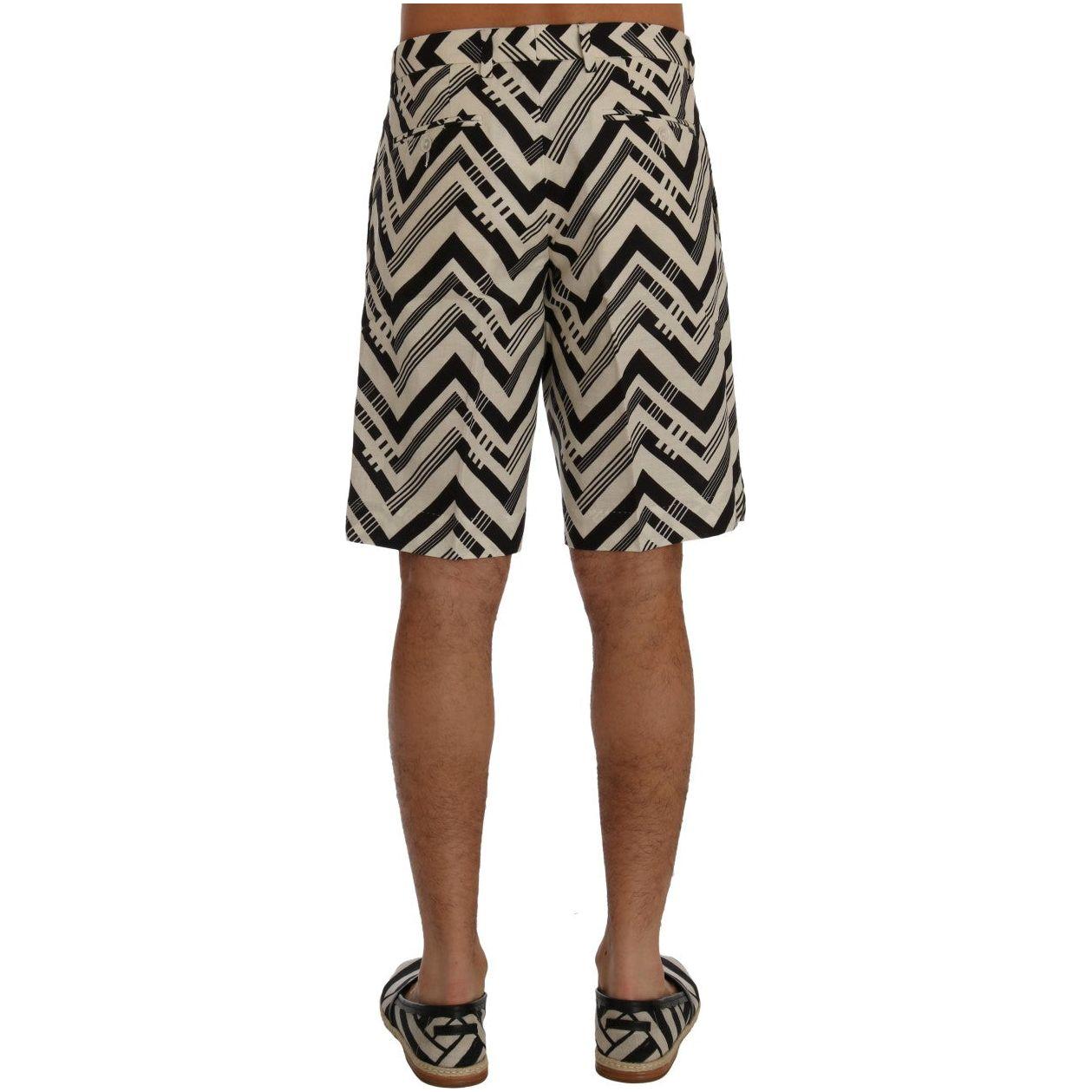 Dolce & Gabbana Striped Casual Knee-High Shorts Dolce & Gabbana