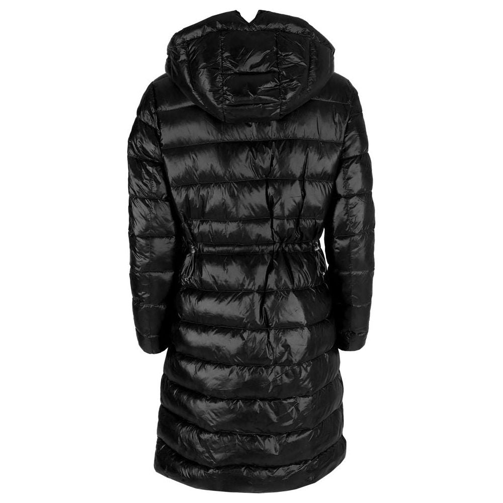 Yes Zee Chic Long Down Jacket with Hood for Women Yes Zee