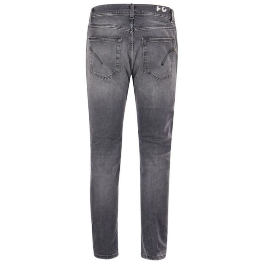 Dondup Chic Grey Dian Jeans with Distressed Detailing Dondup