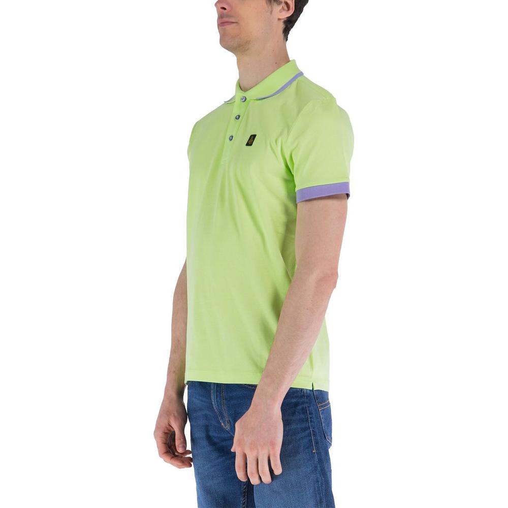 Refrigiwear Contrast Collar Cotton Polo Shirt Refrigiwear