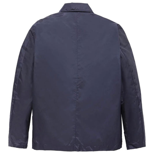 Refrigiwear Blue Polyamide Men Jacket Refrigiwear