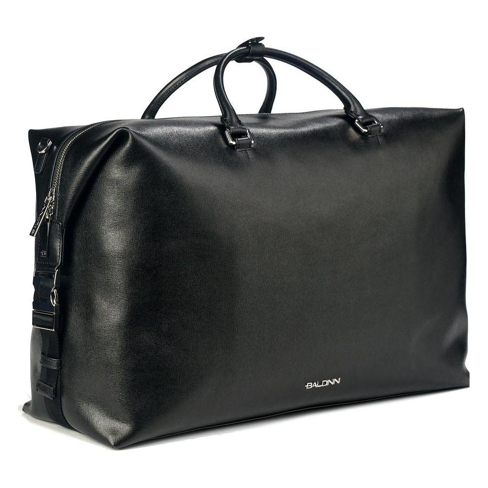 Baldinini Trend Chic Saffiano Calfskin Travel Bag Baldinini Trend