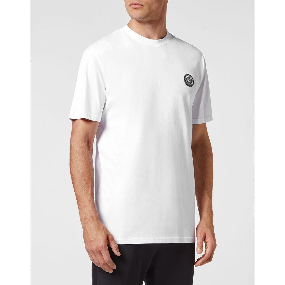 Plein Sport White Cotton Mens TShirt Plein Sport