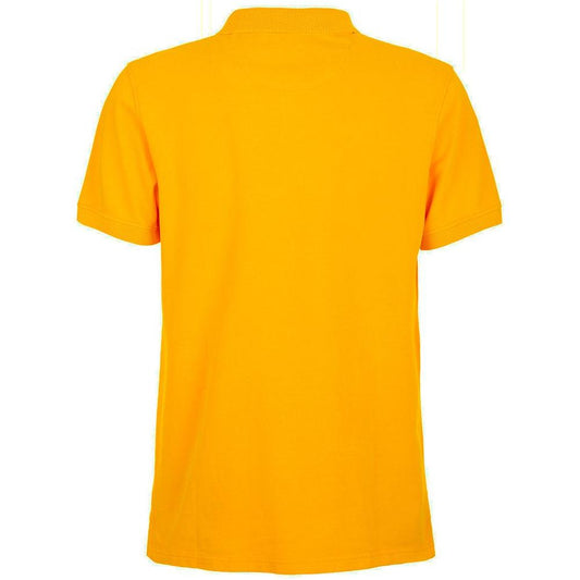 Fred Mello Vibrant Orange Cotton Polo Shirt with Logo Fred Mello