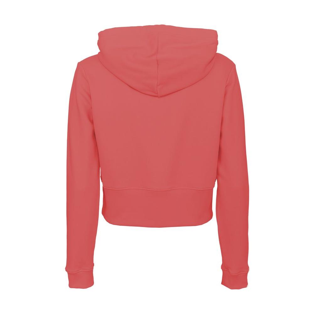 Imperfect Red Cotton Women's Hoodie Imperfect