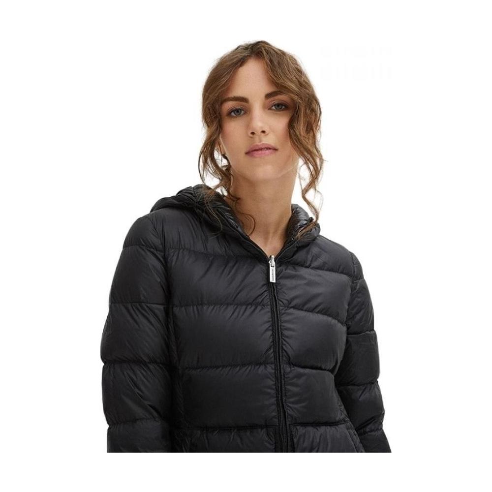 Centogrammi Sleek Nylon Down Jacket with Hood Centogrammi