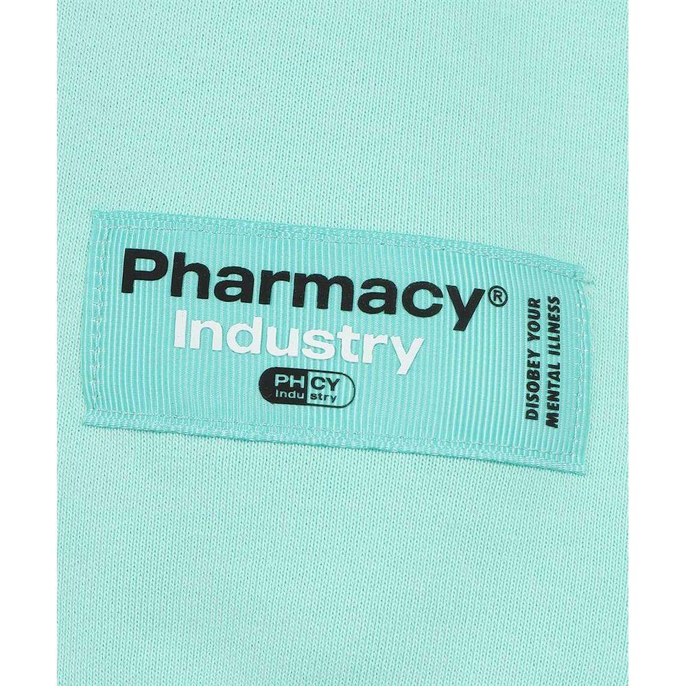 Pharmacy Industry Green Cotton Men Sweater with Zip Closure Pharmacy Industry