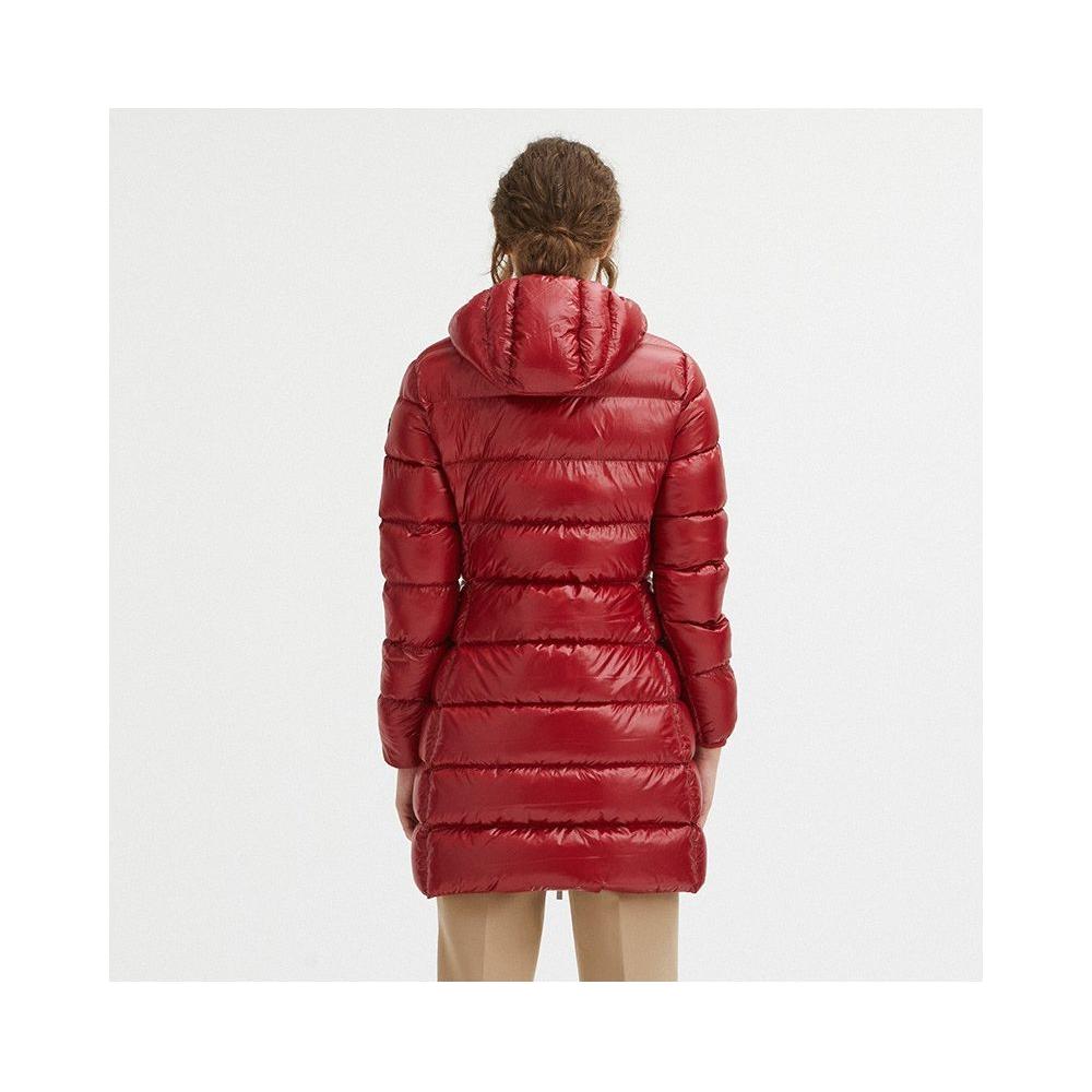 Centogrammi Red Nylon Women Jacket Centogrammi