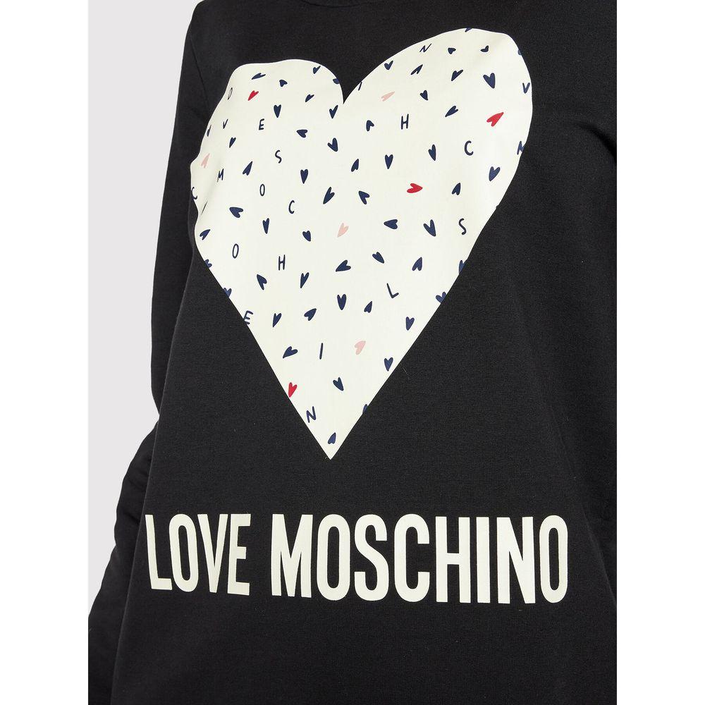 Chic Blue Cotton Love Moschino Dress Love Moschino