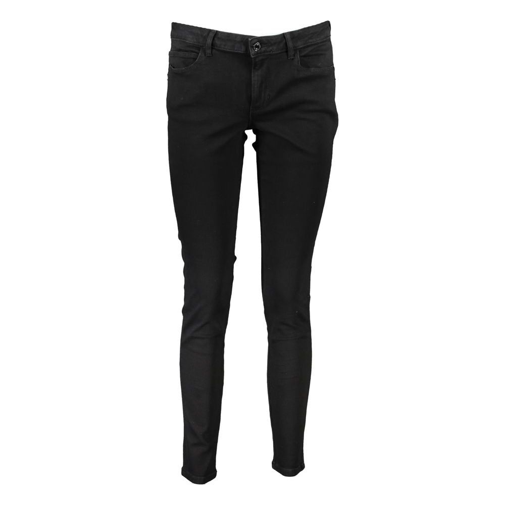 Guess Jeans Black Cotton Jeans & Pant Guess Jeans