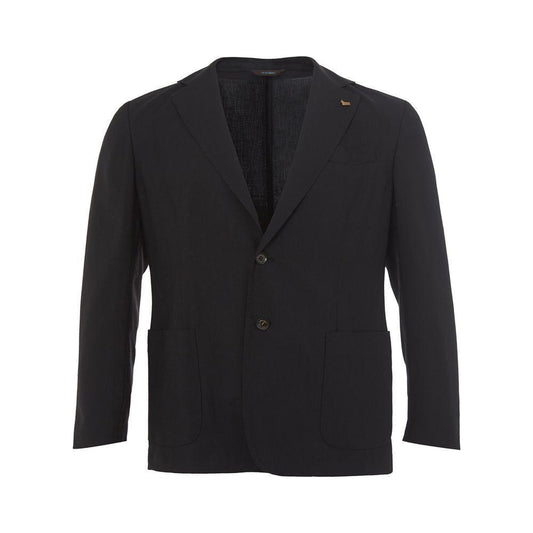 Colombo Elegant Cashmere Black Jacket Colombo