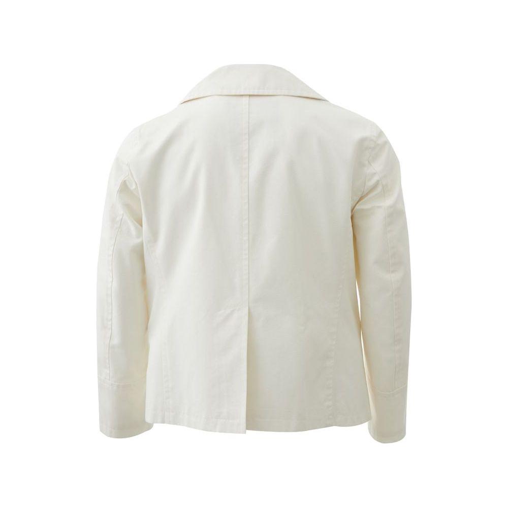 Sealup Elegant White Polyamide Jacket Sealup