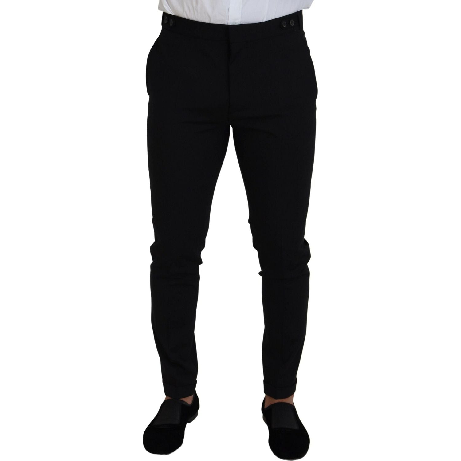 黑色羊毛单排扣两件套 LONDON 西装