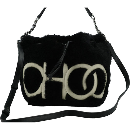 Jimmy Choo Black Leather Top Handle and Shoulder Bag Jimmy Choo