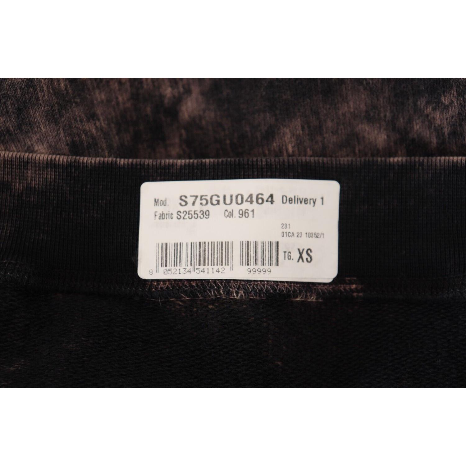 多色染色棉质连帽运动衫