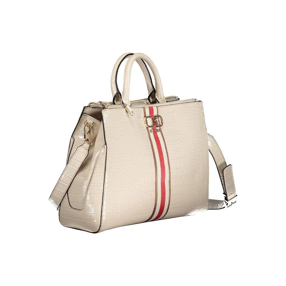 Guess Jeans Beige Polyethylene Handbag Guess Jeans