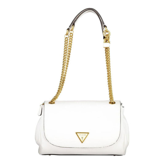 Guess Jeans White Polyethylene Handbag Guess Jeans