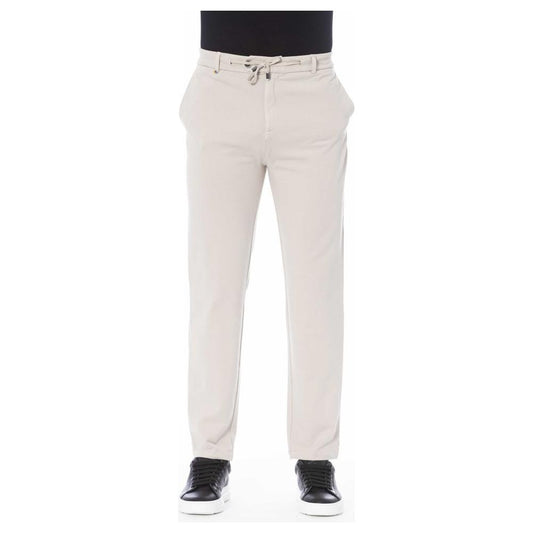 Distretto12 Beige Cotton Jeans & Pant Distretto12