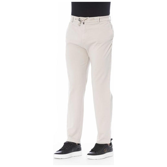 Distretto12 Beige Cotton Jeans & Pant Distretto12