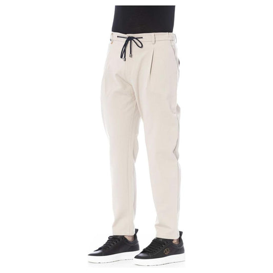 Distretto12 Beige Cotton Jeans & Pant Distretto12