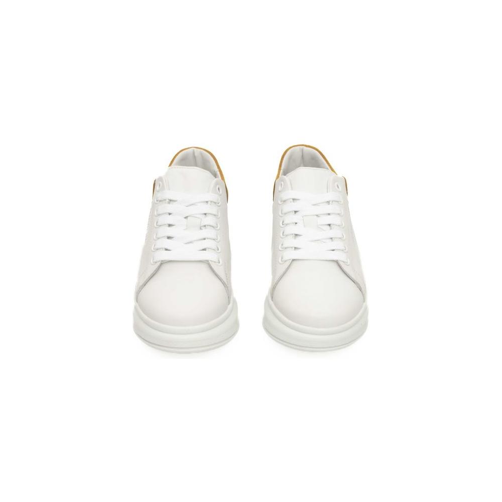 Cerruti 1881 White Leather Women Sneaker Cerruti 1881