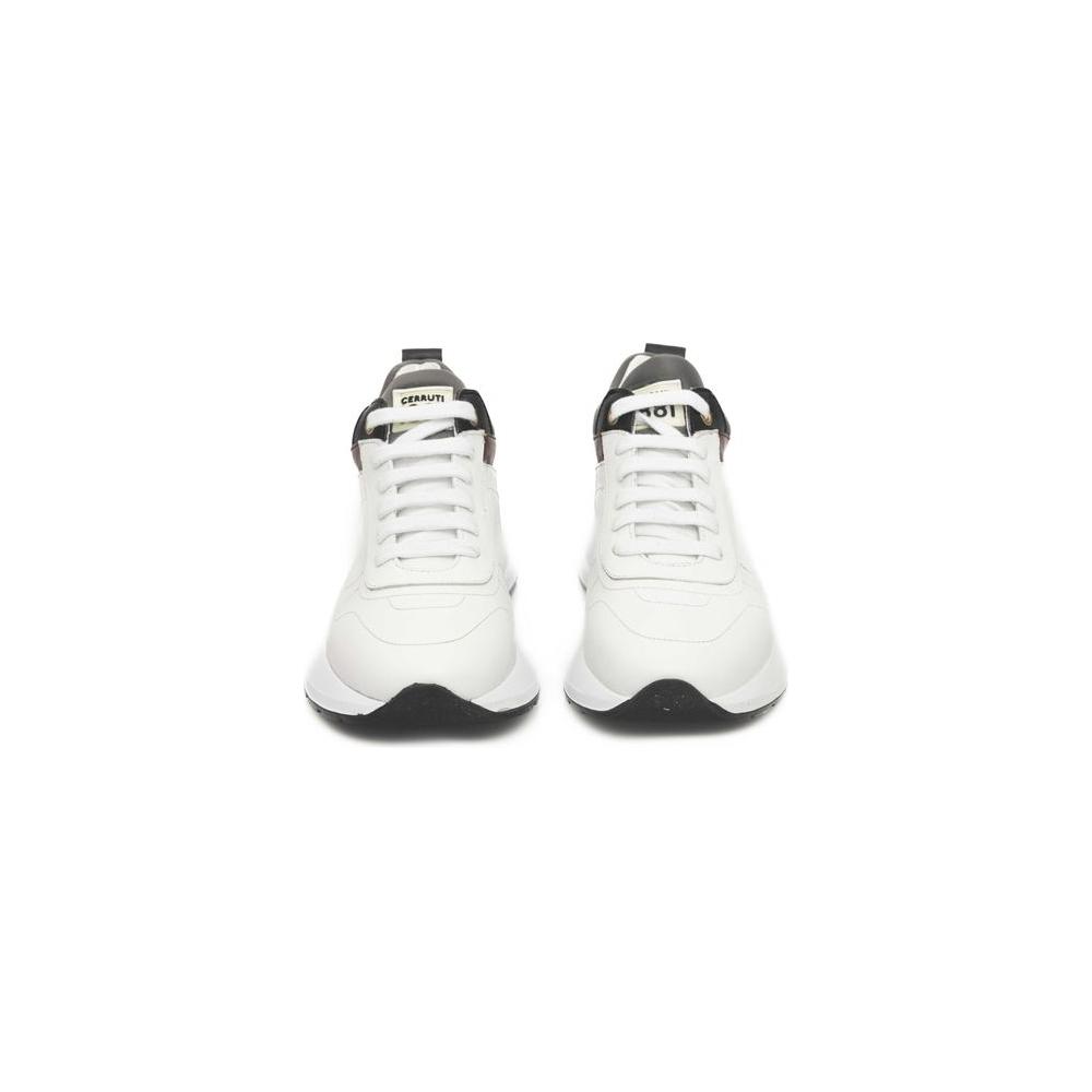 Cerruti 1881 White Cowhide Sneaker