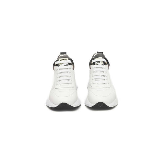 Cerruti 1881 White Leather Women Sneaker Cerruti 1881