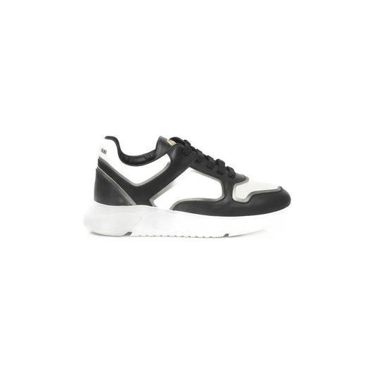 Cerruti 1881 Black Leather Women Sneaker Cerruti 1881