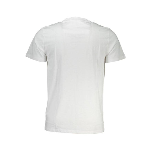 Cavalli Class White Cotton T-Shirt Cavalli Class