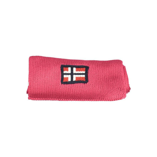 Norway 1963 Pink Acrylic Scarf Norway 1963