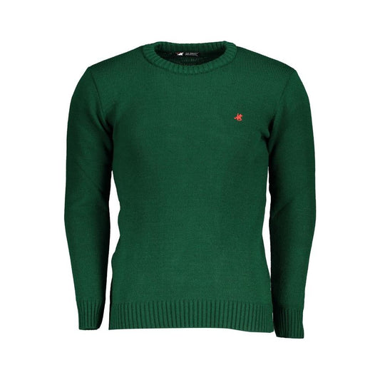 U.S. Grand Polo Green Fabric Sweater U.S. Grand Polo