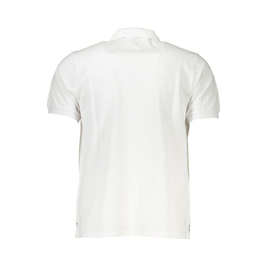 White Cotton Polo Shirt