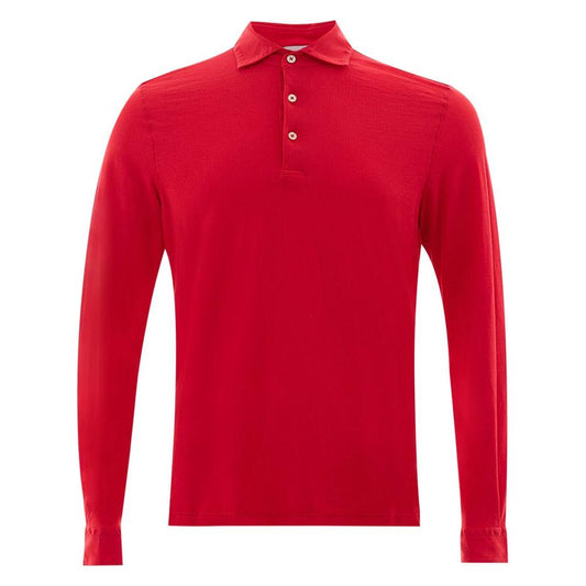 Gran Sasso Fuchsia Italian Cotton Polo Shirt Gran Sasso