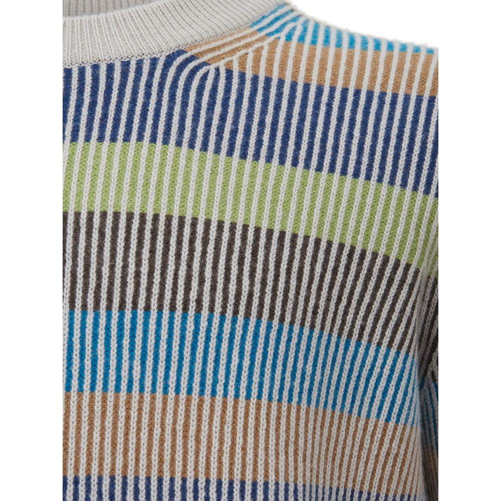 Gran Sasso Elegant Multicolor Cashmere Sweater for Men Gran Sasso